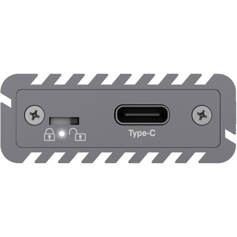 ICY BOX Festplatten-Gehäuse M.2 NVMe SSD Gehäuse mit Schreibschutz IB-1817M-C31 USB 60509, Schreibschutzschalter – Bild 3 von 5