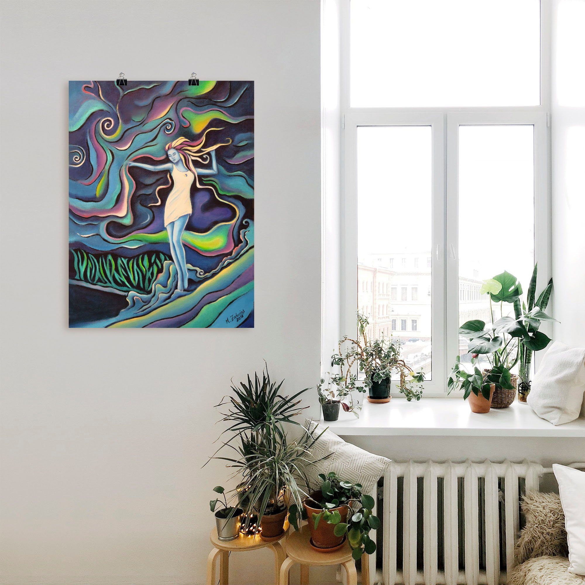 Artland Wandbild »Göttin der Elemente«, klassische Fantasie (1 Stück), in vielen Größen & Produktarten - Alubild / Outdoorbild für den Außenbereich, Leinwandbild, Poster, Wandaufkleber / Wandtattoo auch für Badezimmer geeignet-kaufen