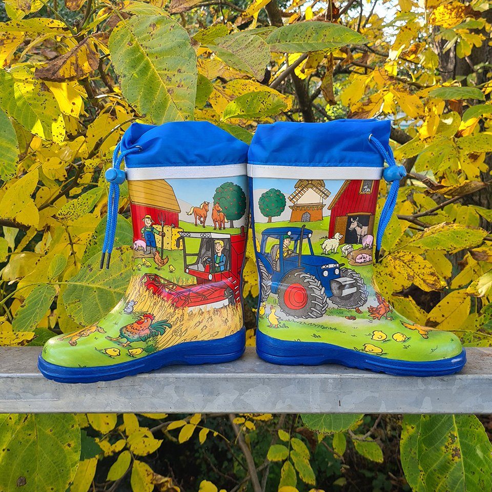 Beck Gummistiefel Bauernhof Gummistiefel (wasserdichter, schmaler Stiefel, für trockene Füße bei Regen und Matschwetter) herausnehmbare Innensohle, weicher flex – Bild 3 von 5