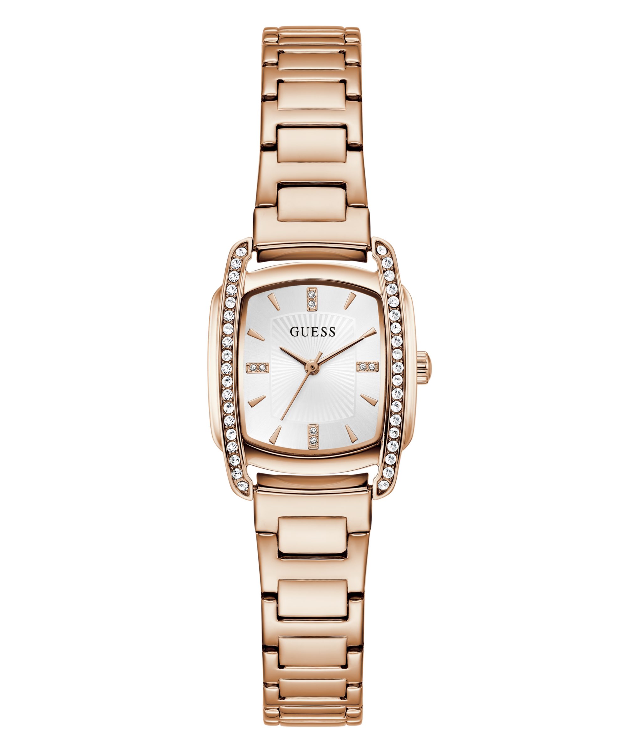 Guess Quarzuhr ETTA GW1096L4, Armbanduhr, Damenuhr, Edelstahlarmband, analog