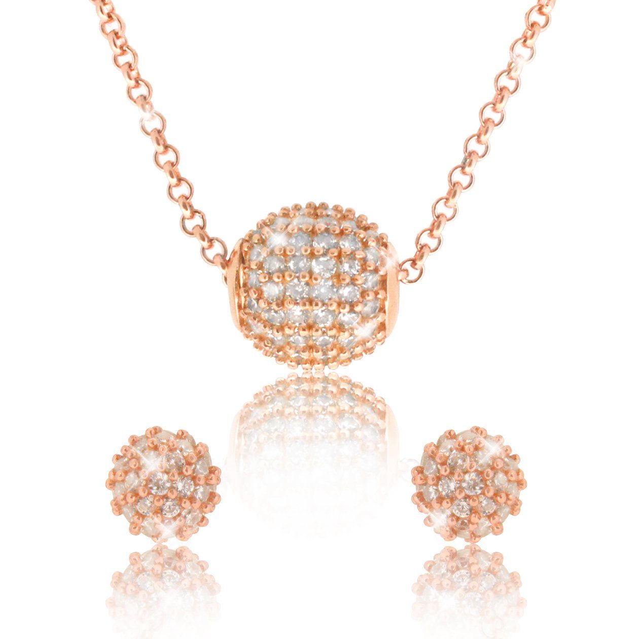 PAVELS Schmuckset Grace (Halskette, Ohrstecker), Elegantes günstig online kaufen