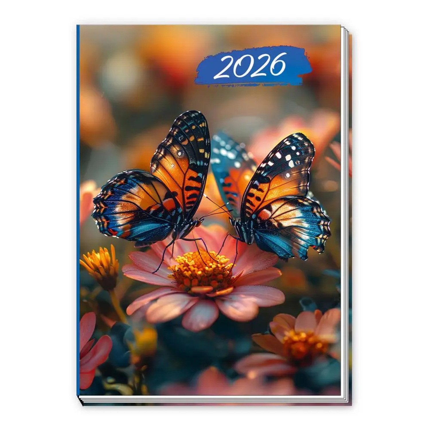 Trötsch Verlag Taschenkalender Trötsch Taschenkalender A7 Schmetterling 2026