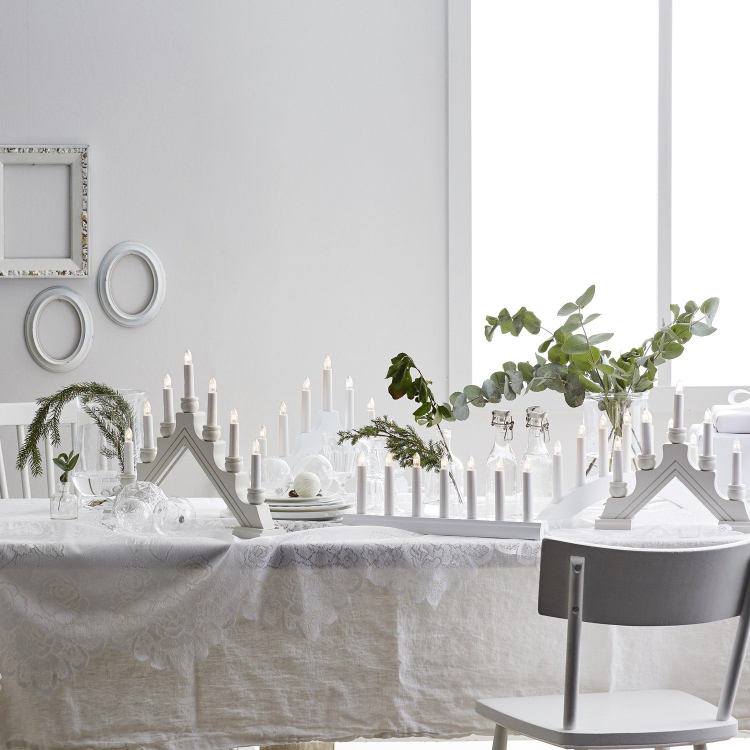 STAR TRADING Fensterleuchter Lichterbogen Schwibbogen Weihnachtsleuchter 7- günstig online kaufen