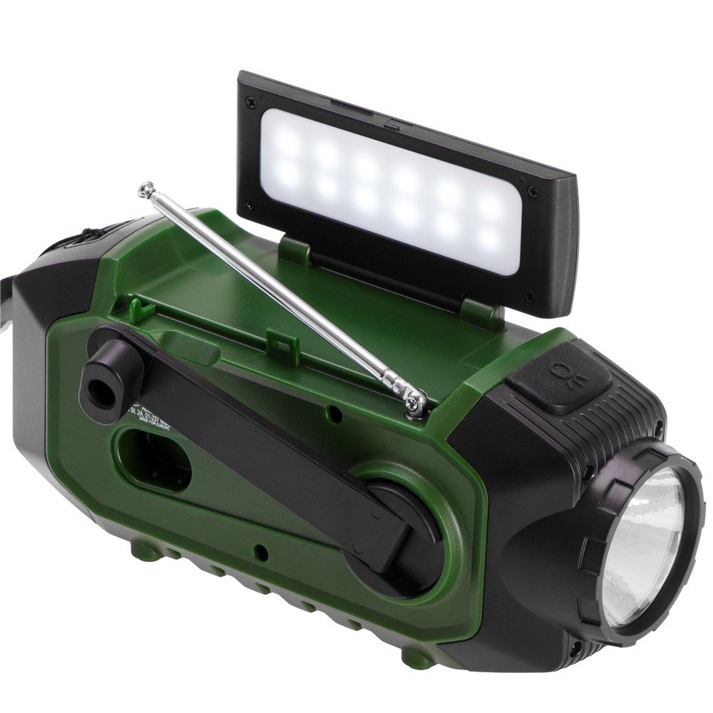 Camry CR 1919 Solar Kurbel Notfallradio (Taschenlampe, SW Radio, FM, Powerbank, AM, Leselampe, SOS-Modus, Camping Outdoor Auto Reisen Stromausfall) – Bild 5 von 5