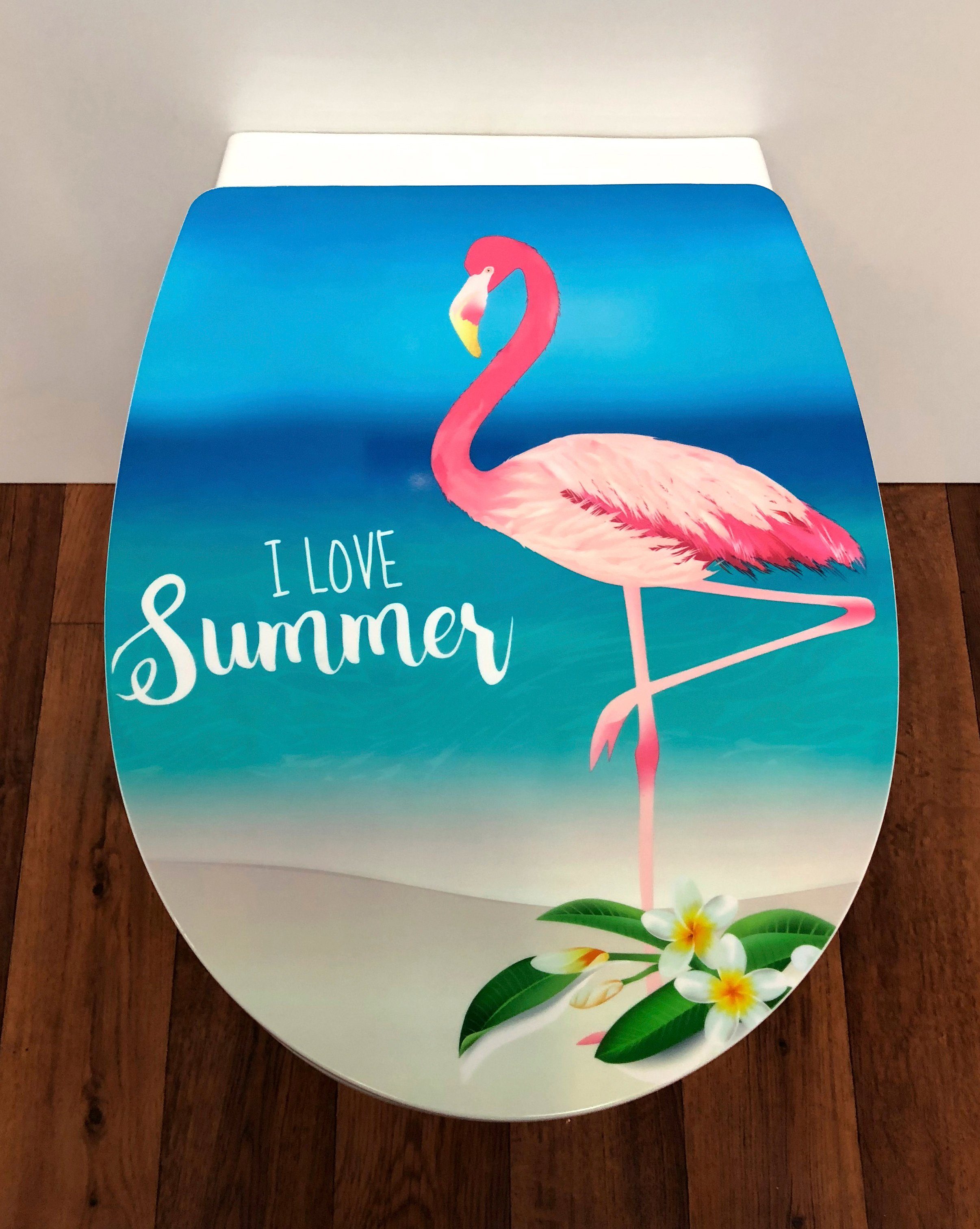 ADOB WC-Sitz Flamingo, Absenkautomatik, abnehmbar