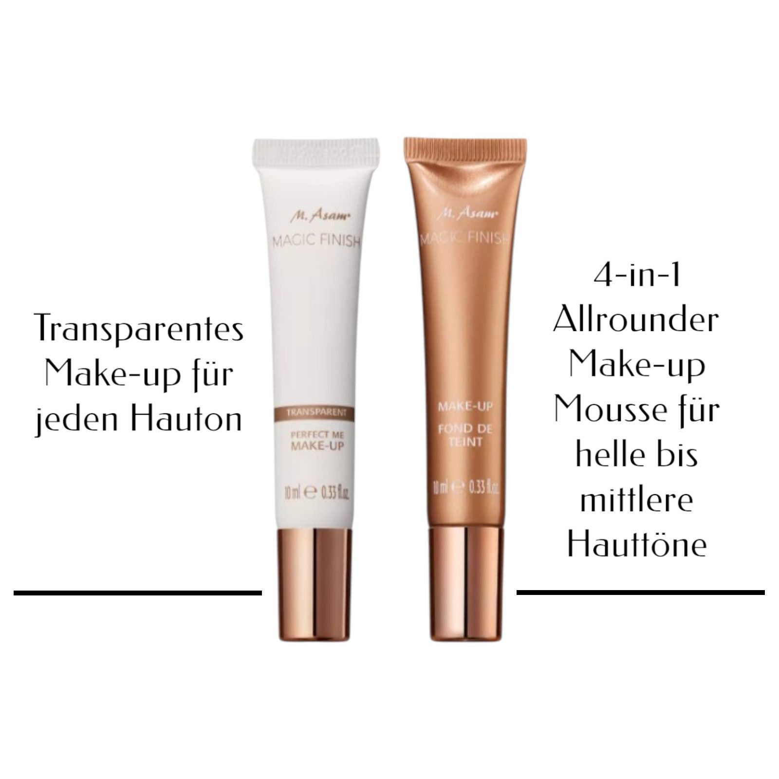 M. Asam Make-up Set MAGIC FINISH Allrounder Make-up, 2-tlg., Probierset