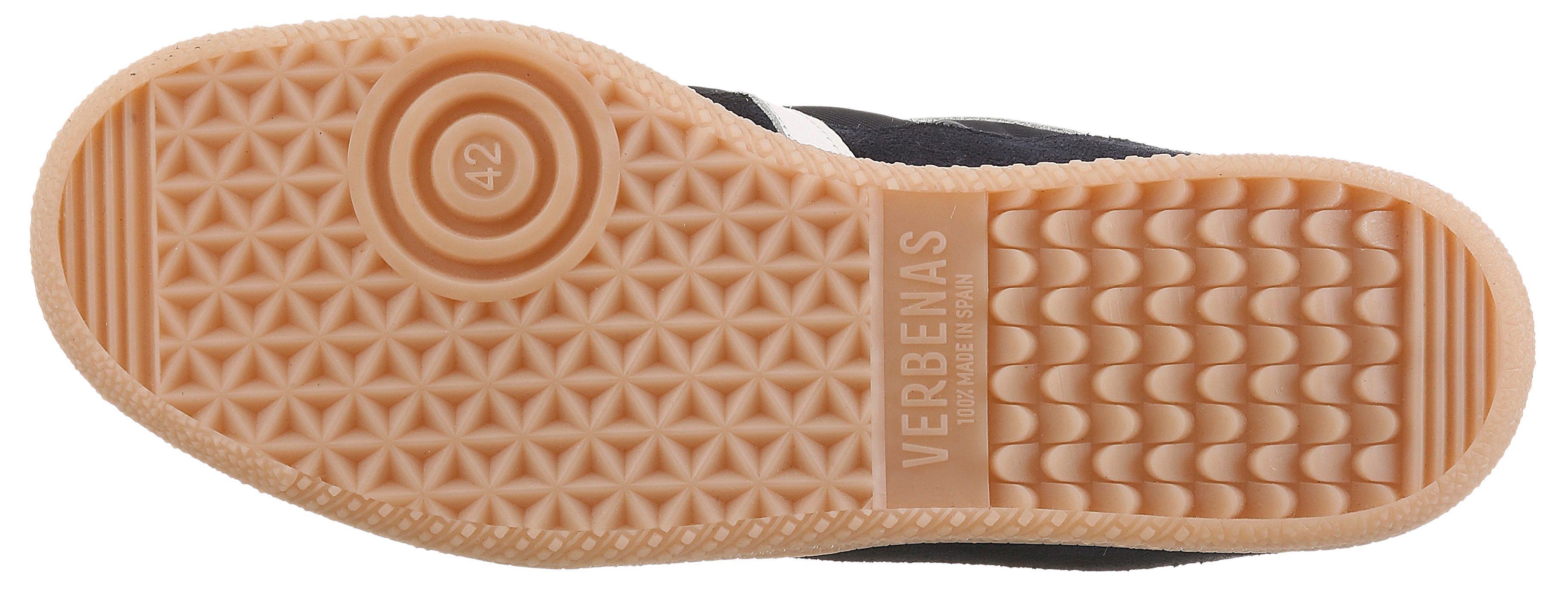 VERBENAS SIMON Sneaker Retrosneaker, Schnürschuh, Freizeitsneaker mit honigfarbener Laufsohle