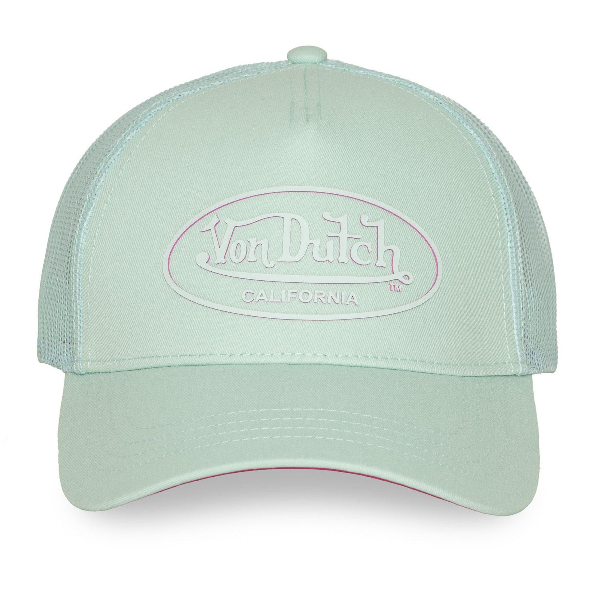 Von Dutch Trucker Cap Von Dutch Originals Trucker Cap - CALIFORNIA Twill Rubber T/T (Basecap, Basecap, Meshcap, Trucker Kappe)