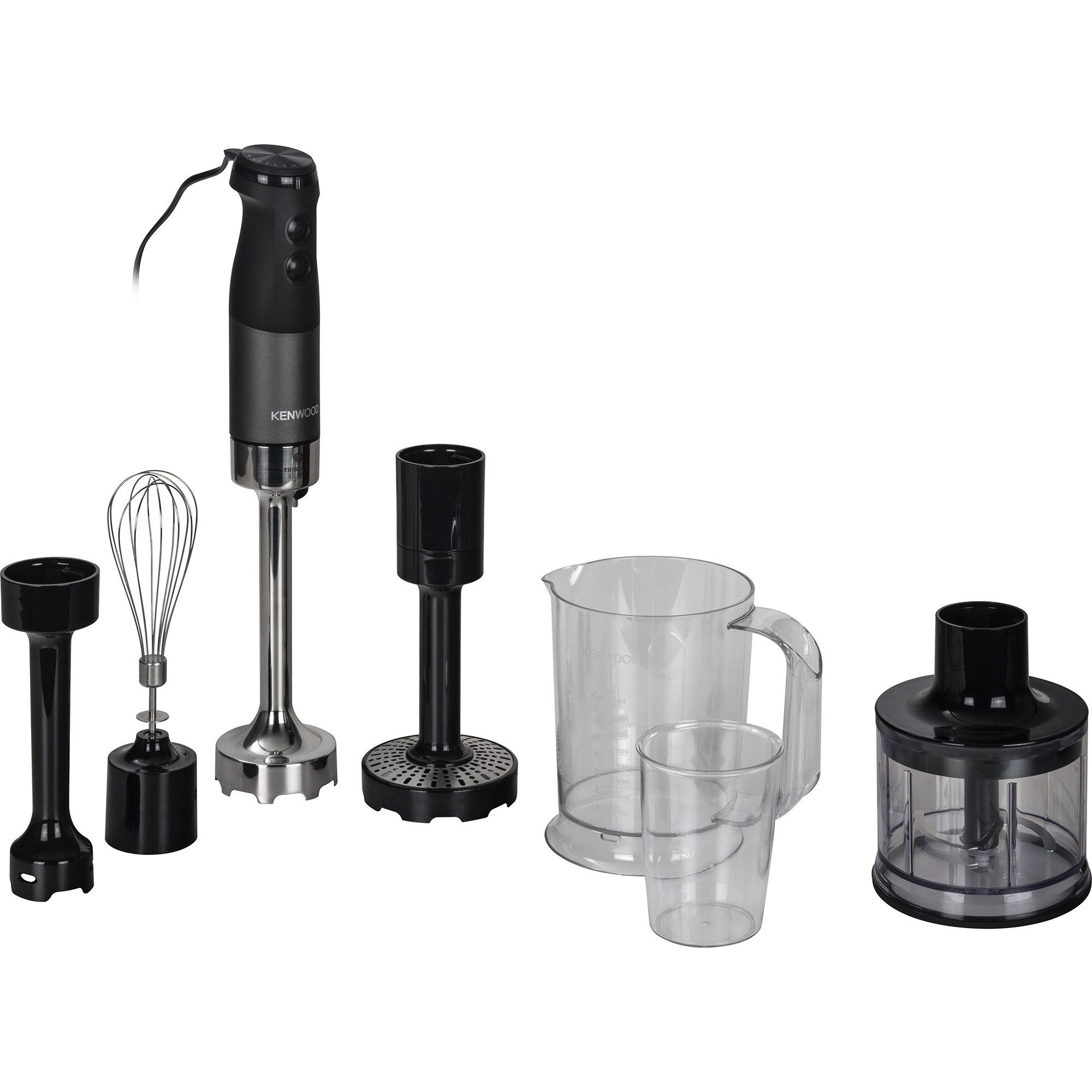 KENWOOD Küchenmaschine Triblade XL Pro Stabmixer HBM80.322BK, 1200 W