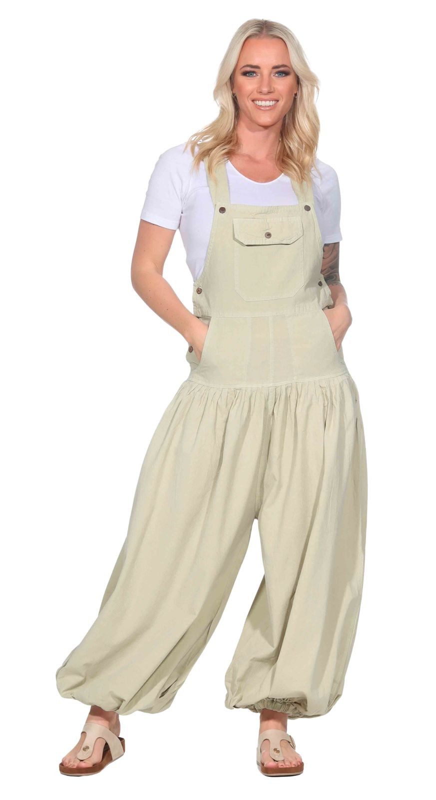 KUNST UND MAGIE Latzhose Hippie Latzhose günstig online kaufen