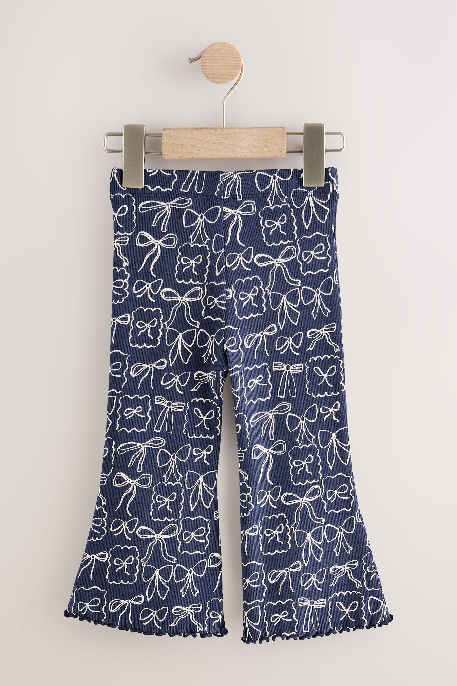 Next Leggings Gerippte Leggings mit ausgestelltem günstig online kaufen