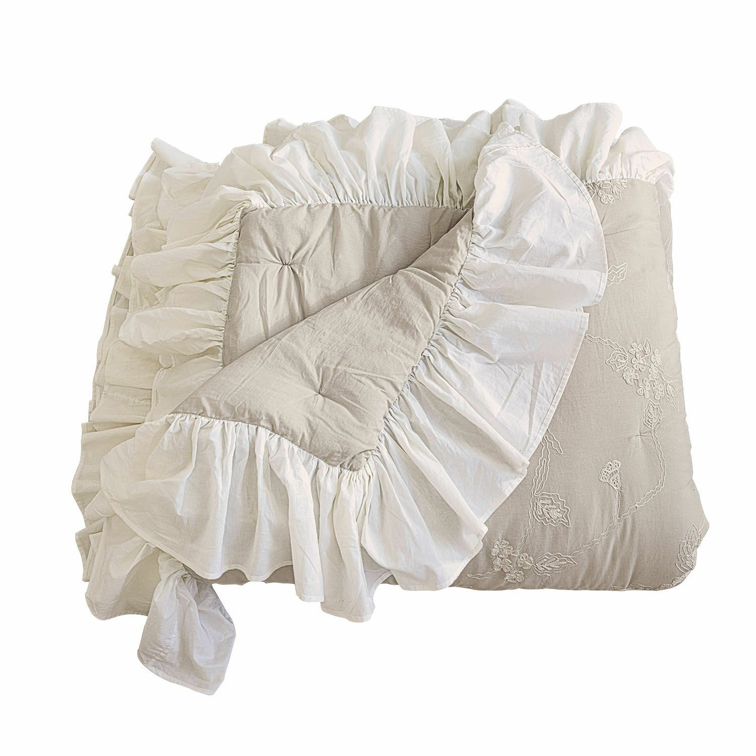 Mirabeau Tagesdecke Quilt Clarissa grau
