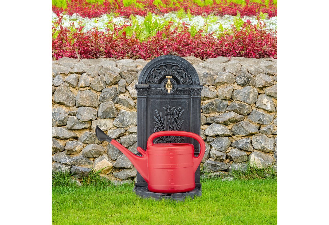 Thumbnail - relaxdays Gartenbrunnen Standbrunnen Antik