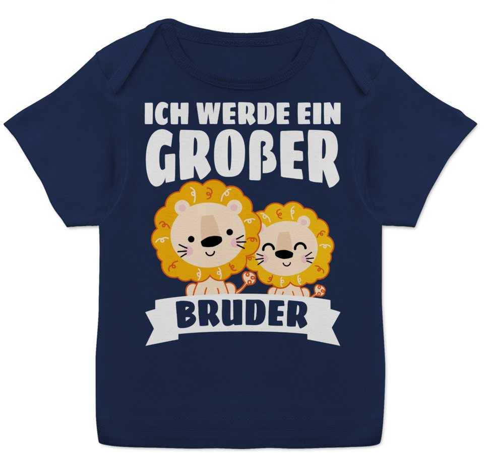 Shirtracer TShirt »Ich werde ein großer Bruder mit Löwen weiß Geschwisterliebe Baby Baby Shirtracer TShirt »Ich werde ein großer Bruder mit Löwen weiß Geschwisterliebe Baby Baby