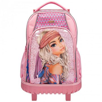 Depesche Schulrucksack TOPModel Schulrucksack SEVENTIES 10271644, Trolley Schulranzen Koffer, 34 x 51,5 x 24 cm, 28 Liter, Rosa