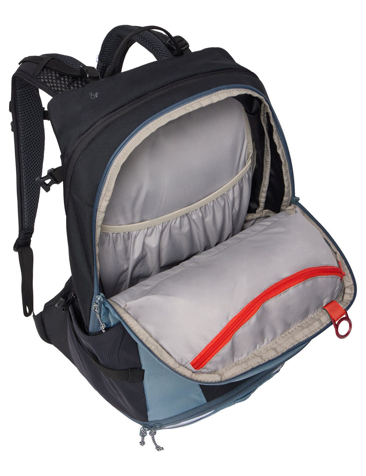VAUDE Wanderrucksack Bike Alpin 28+5 (Kein Set), Mountainbike Fahrrad Rucksack für Mehrtagestouren und Alpencross