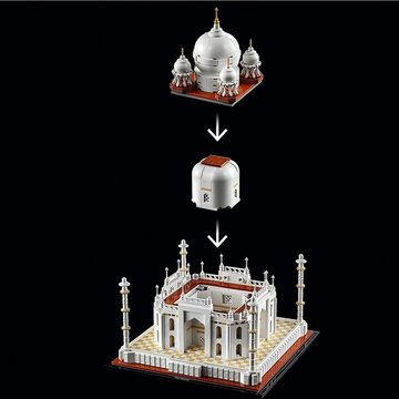 LEGO® Spielbausteine Architecture 21056 Taj Mahal Bausatz geeignet ab 18 Jahren, (2022 St)