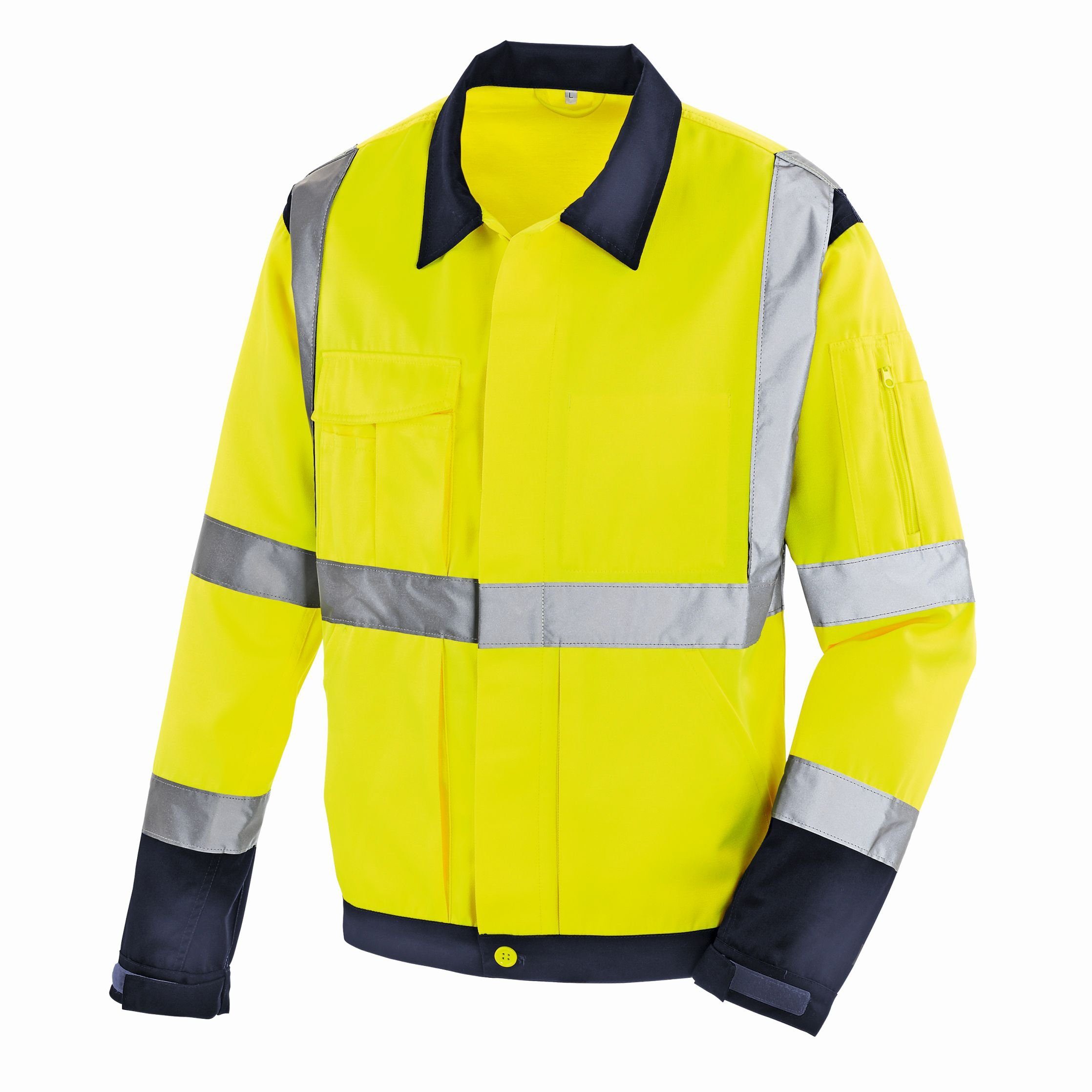 TRIZERATOP Arbeitsjacke Warnschutz-Jacke DAVENPORT leuchtgelb/navy Größe M