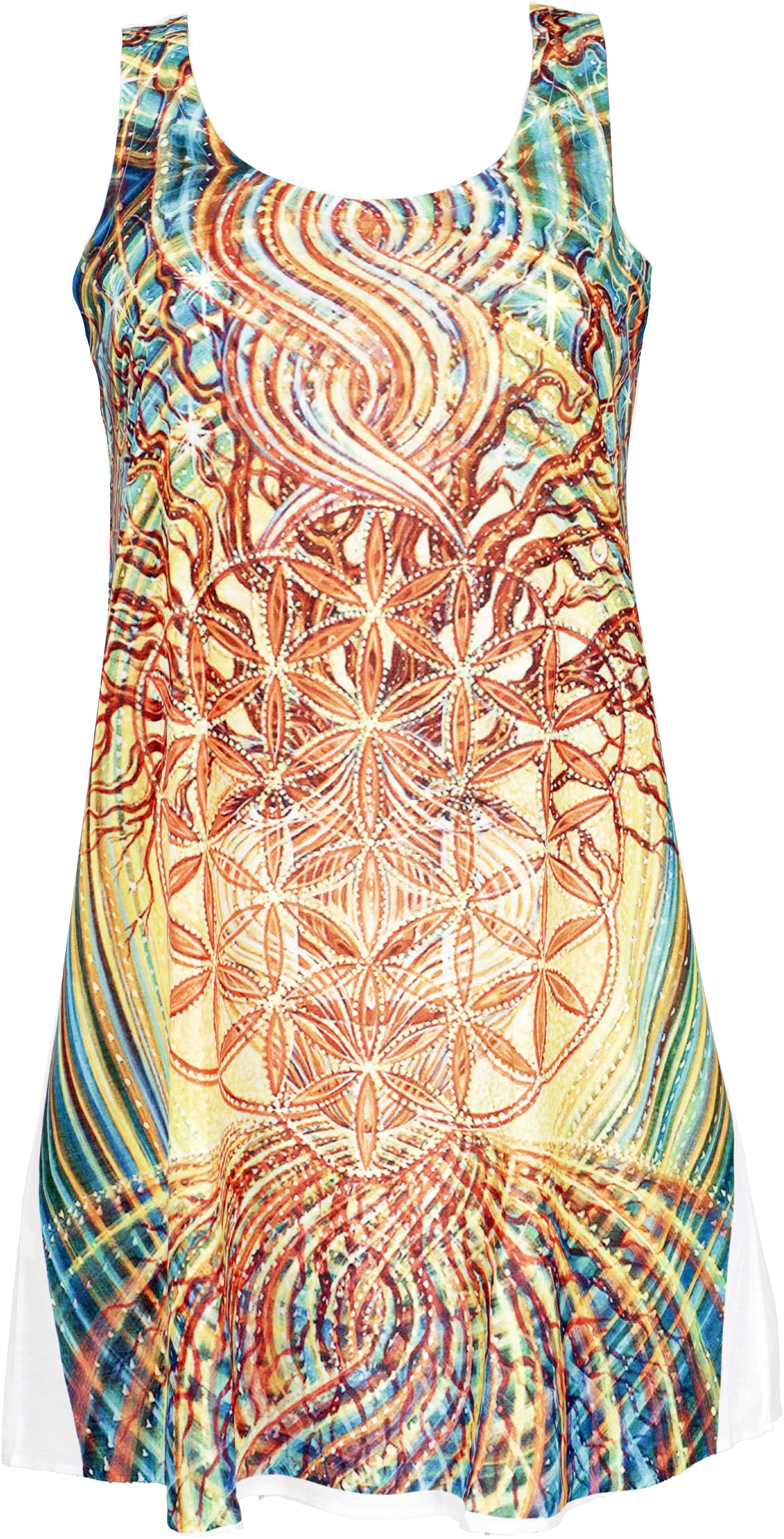 Guru-Shop Midikleid Boho Minikleid, Hippiekleid mit günstig online kaufen