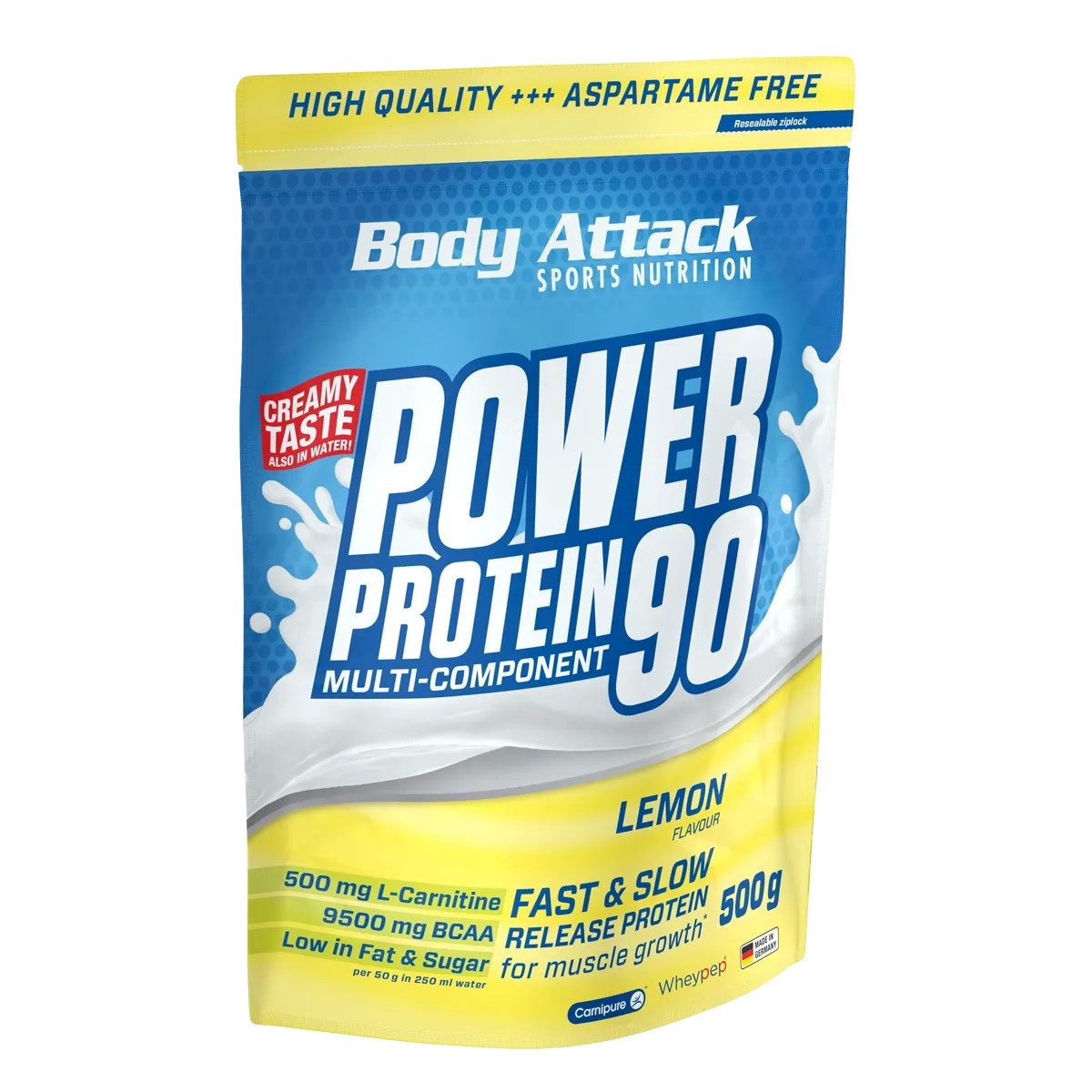 Body Attack Power Protein 90 500g Pulver, 500 g