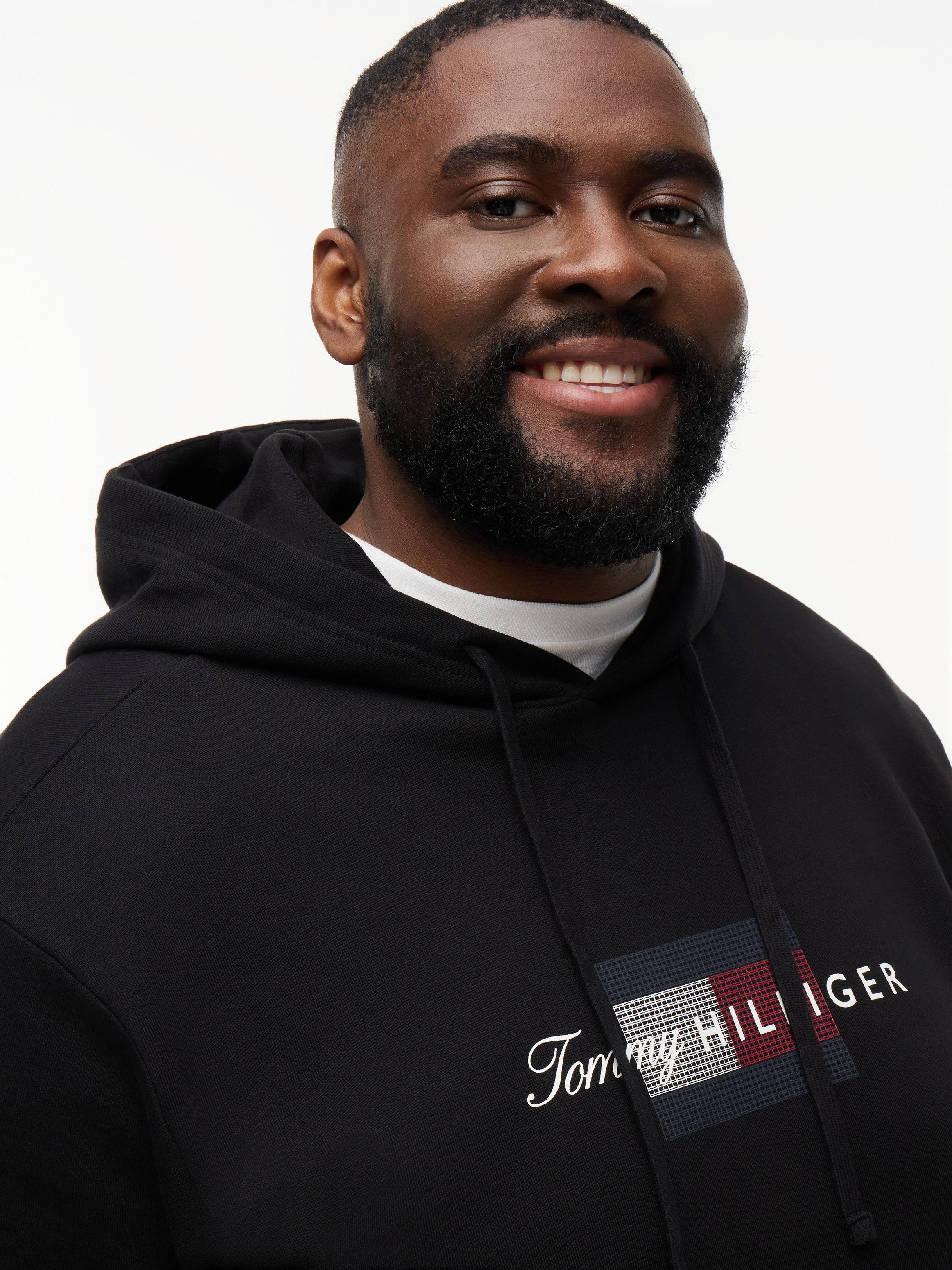 Tommy Hilfiger Big & Tall Hoodie BT-SCRIPT FLAG Große Größen