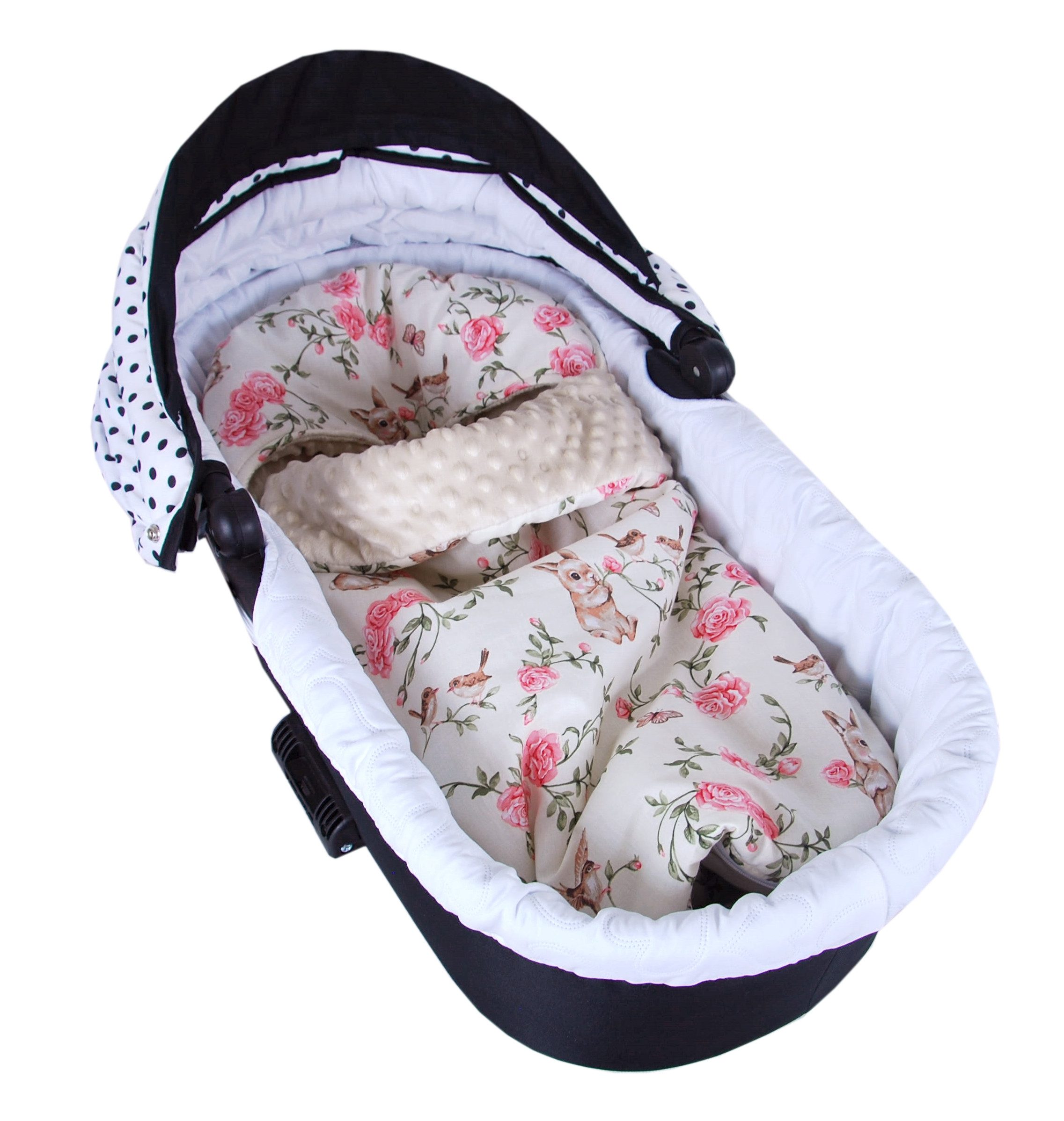 BabyLux Fußsack Sommerfußsack 90cm für Babyschale, Kinderwagen & Buggy Frühling Herbst