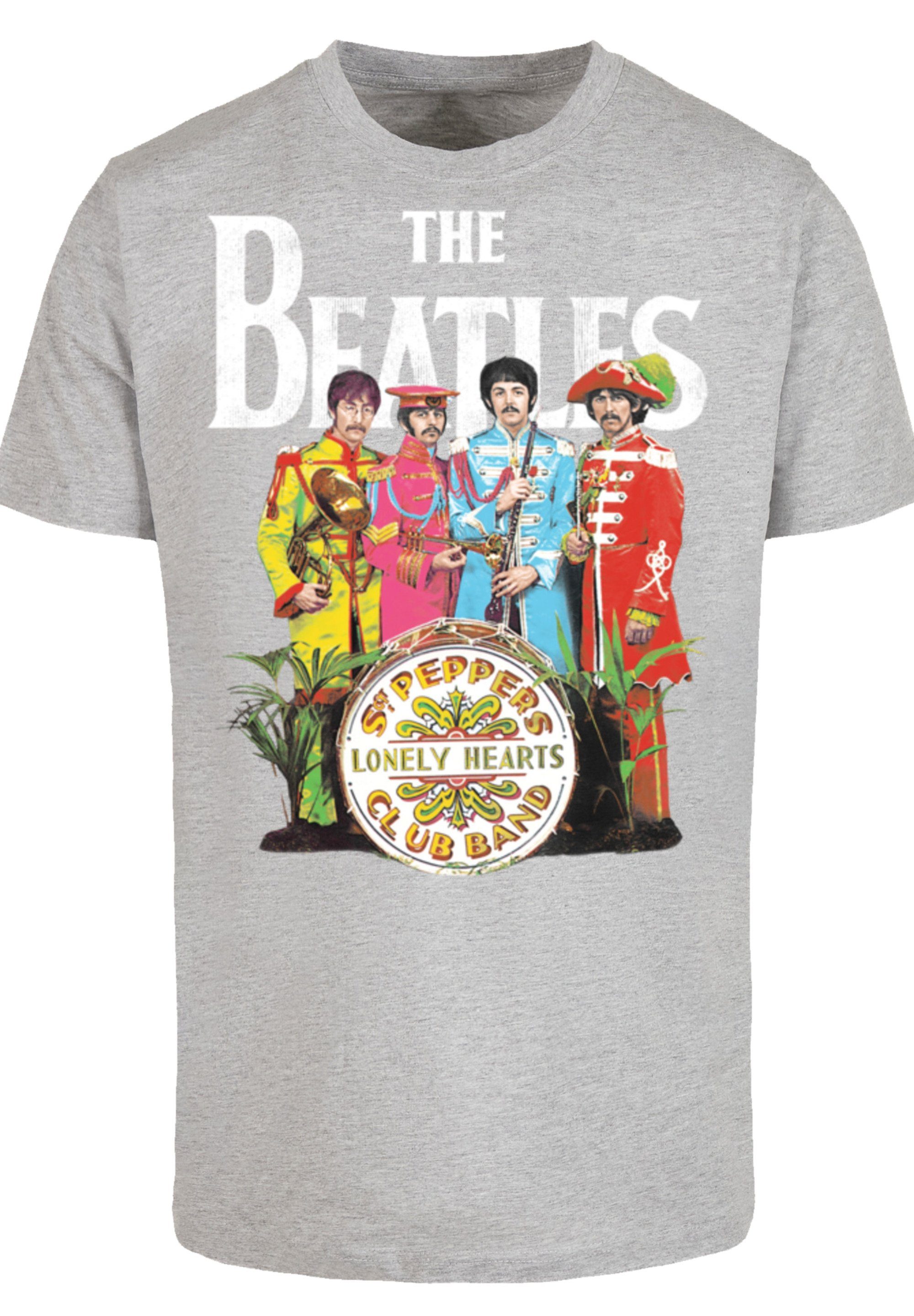 F4NT4STIC T-Shirt The Beatles Sgt grey Print Pepper heather
