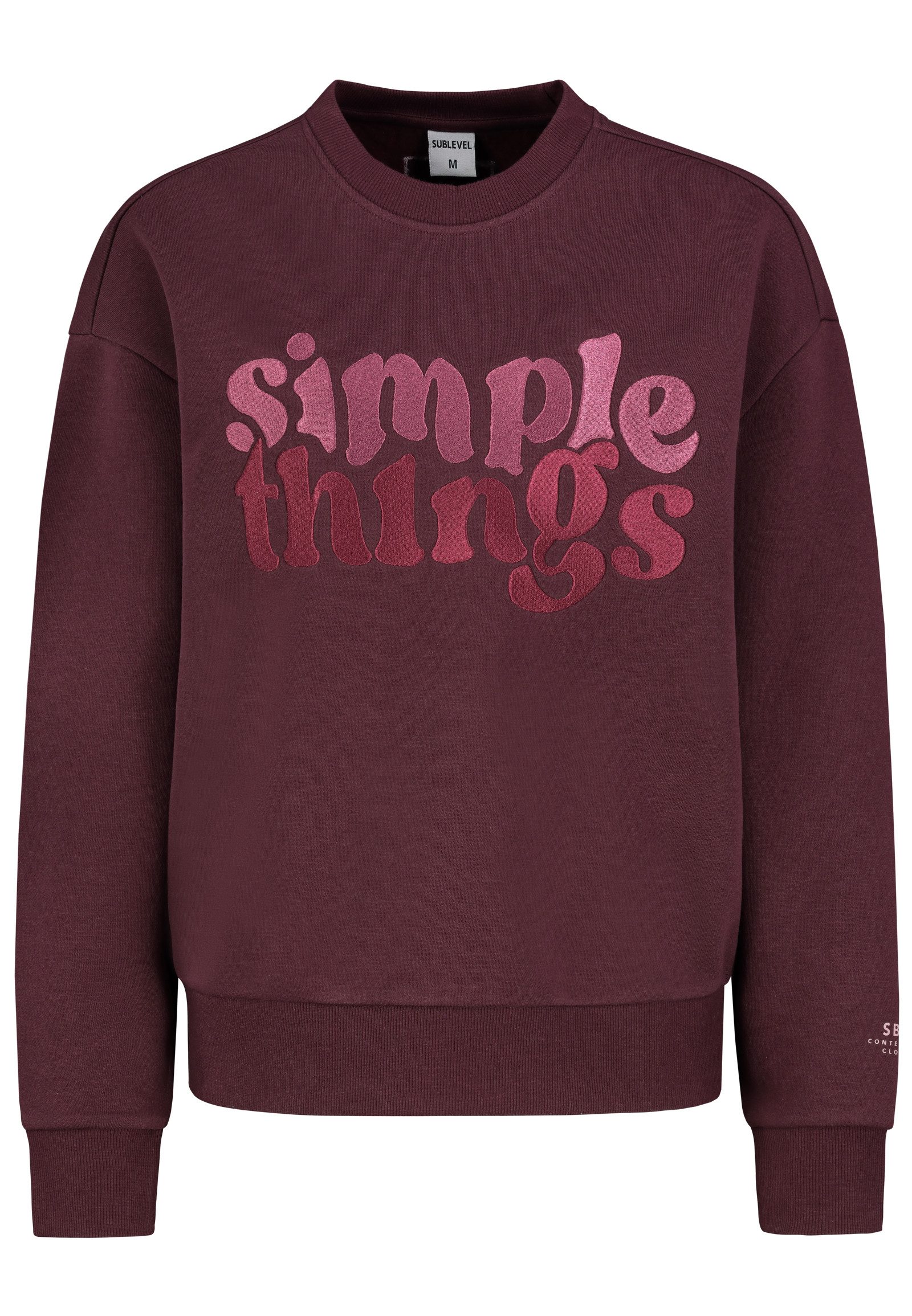 SUBLEVEL Sweatshirt Damen Pullover kuschelig weich günstig online kaufen