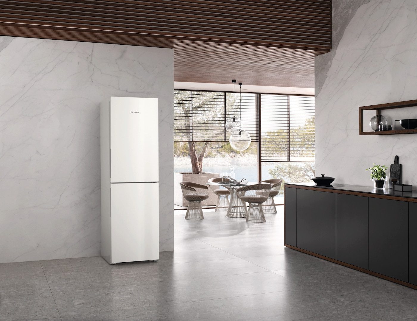 Miele Kühl-/Gefrierkombination KFN 4393 CD, 201,5 cm hoch, 59,7 cm breit – Bild 4 von 4