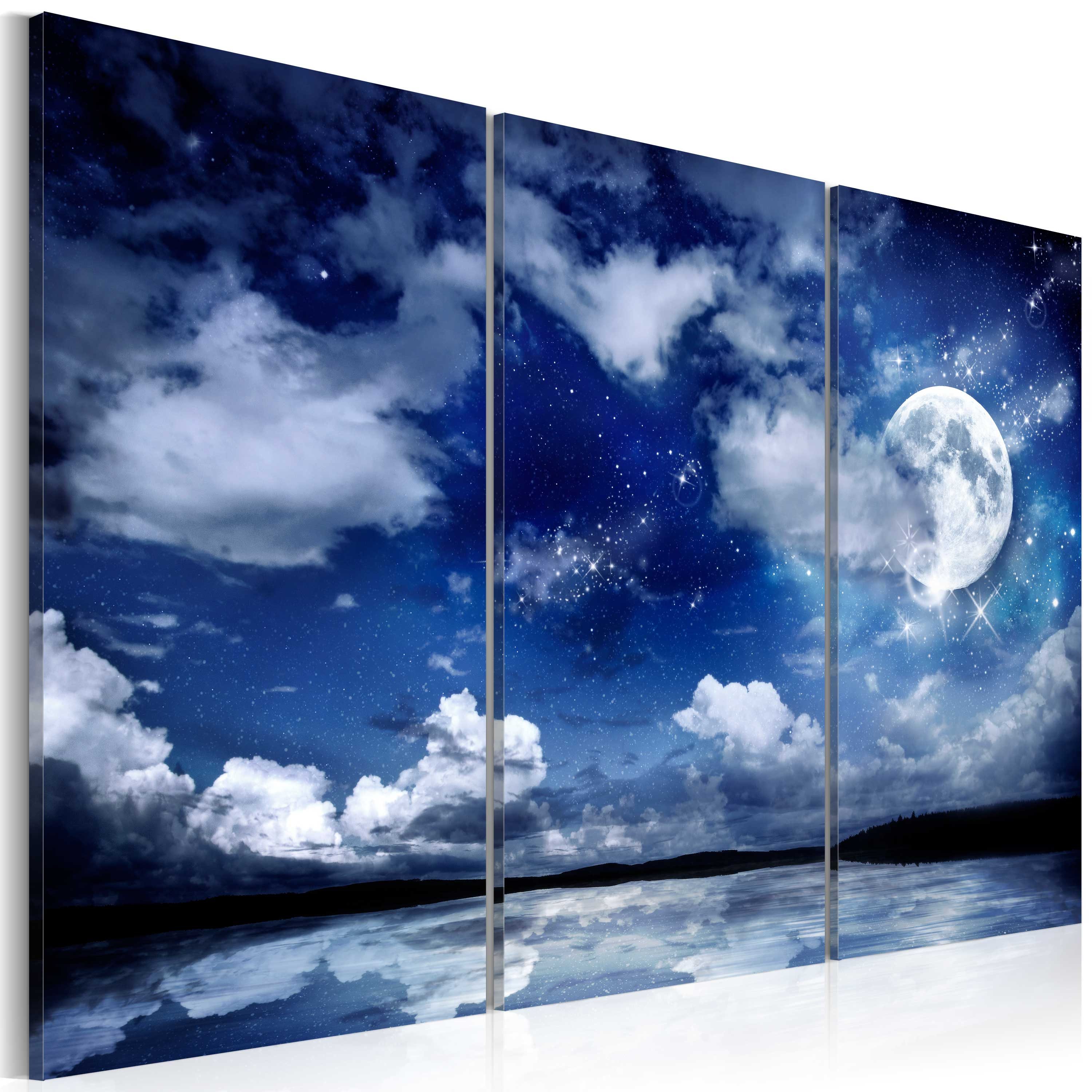 Artgeist Wandbild The sea at night