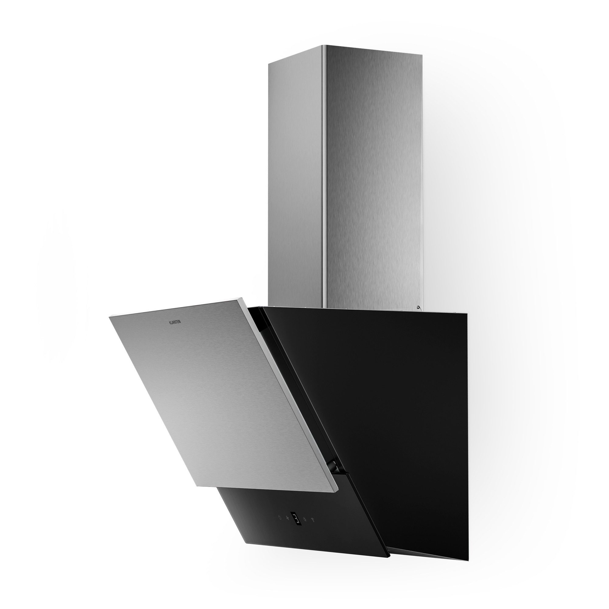 Klarstein Deckenhaube VeroSteel Serie UV0845G VeroSteel, Dunstabzugshaube Umluft Abluft Touch LED Edelstahl