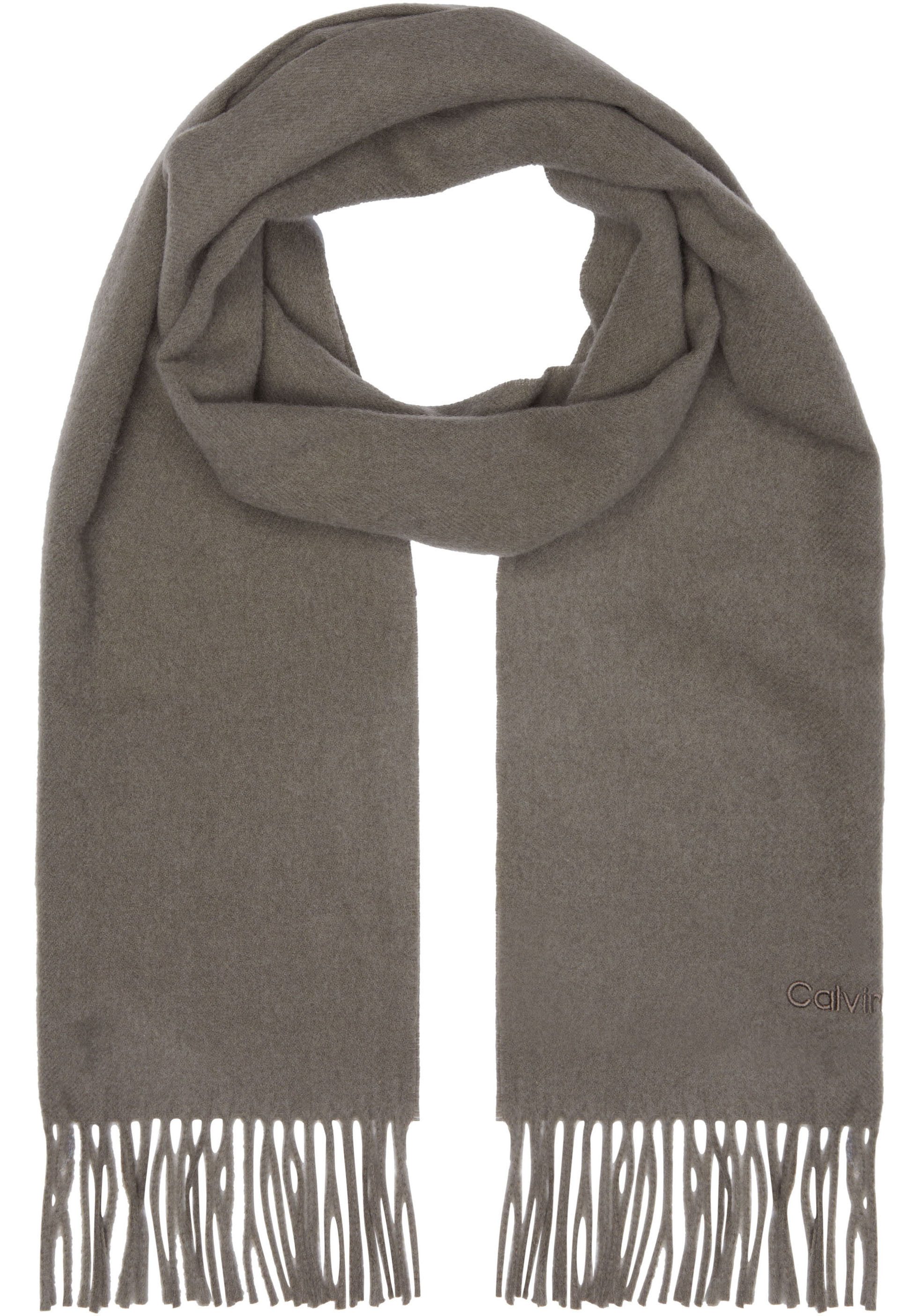 Calvin Klein Schal CLASSIC WOOL SCARF, günstig online kaufen