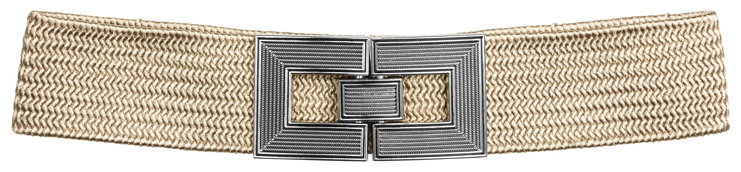 Caspar Taillengürtel GU328 für Damen mit Stretch und stylischer Metallschli günstig online kaufen