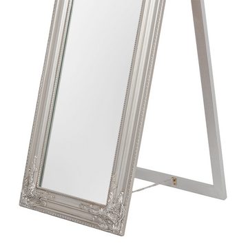 LebensWohnArt Standspiegel Standspiegel DOMINGO ca. 160x40cm Antik-Silber