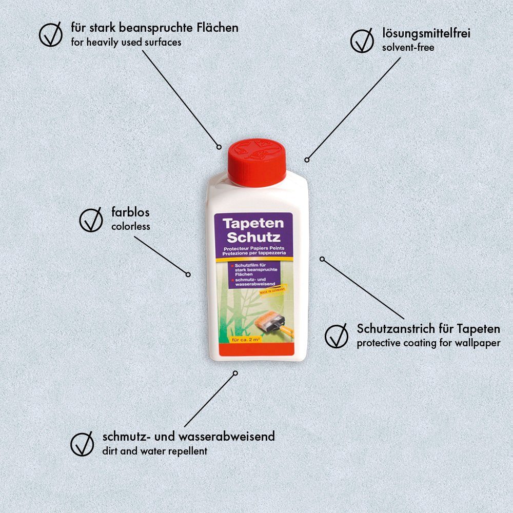 A.S. Création Tapetenschutz Elefantenhaut Wand- und Tapetenschutz, für innen, schmutz- und wasserabweisend, 250 ml – Bild 4 von 5