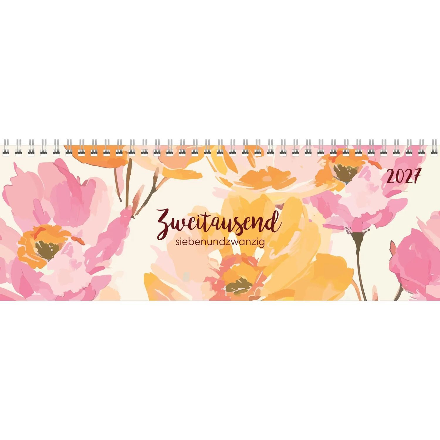 Querkalender Tischquerkalender Style Rosen 2027
