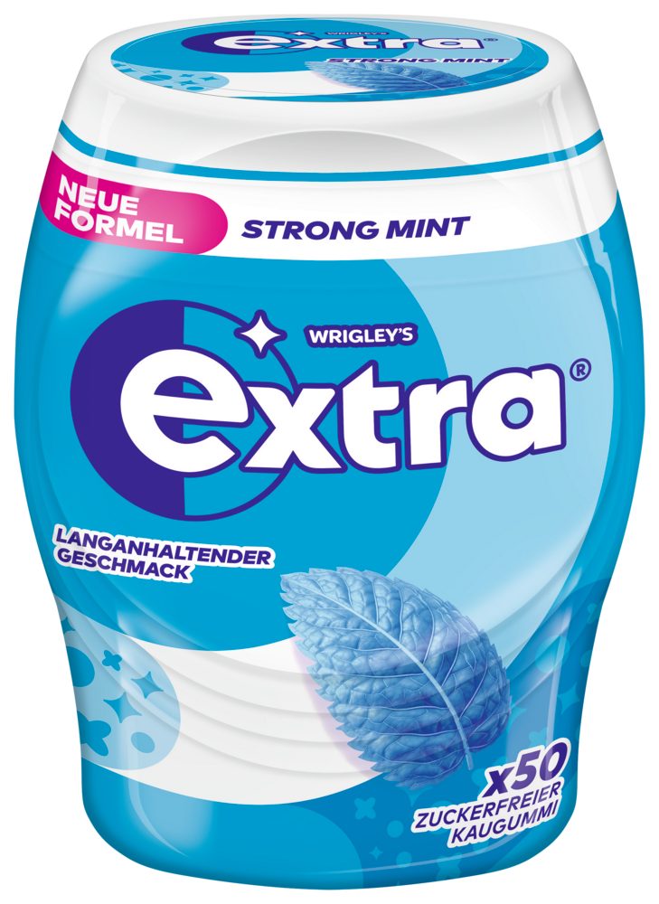 Mars GmbH Süßigkeit EXTRA Dose Strong Mint 12x(2x6)x50 Dragees (144 Dosen - VSE)