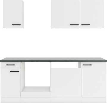 OPTIFIT Küchenzeile Palma, Breite 210 cm, wahlweise mit E-Geräten, seitenverkehrt stellbar