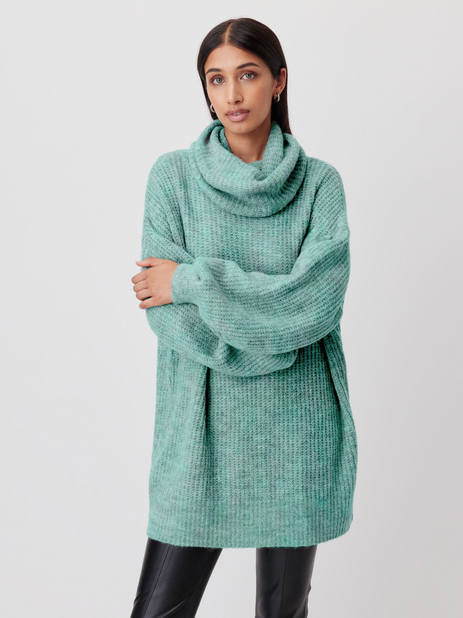 LeGer Strickpullover Juna, LeGer by Lena Gercke Loose fit mit Rundhalsaussc günstig online kaufen