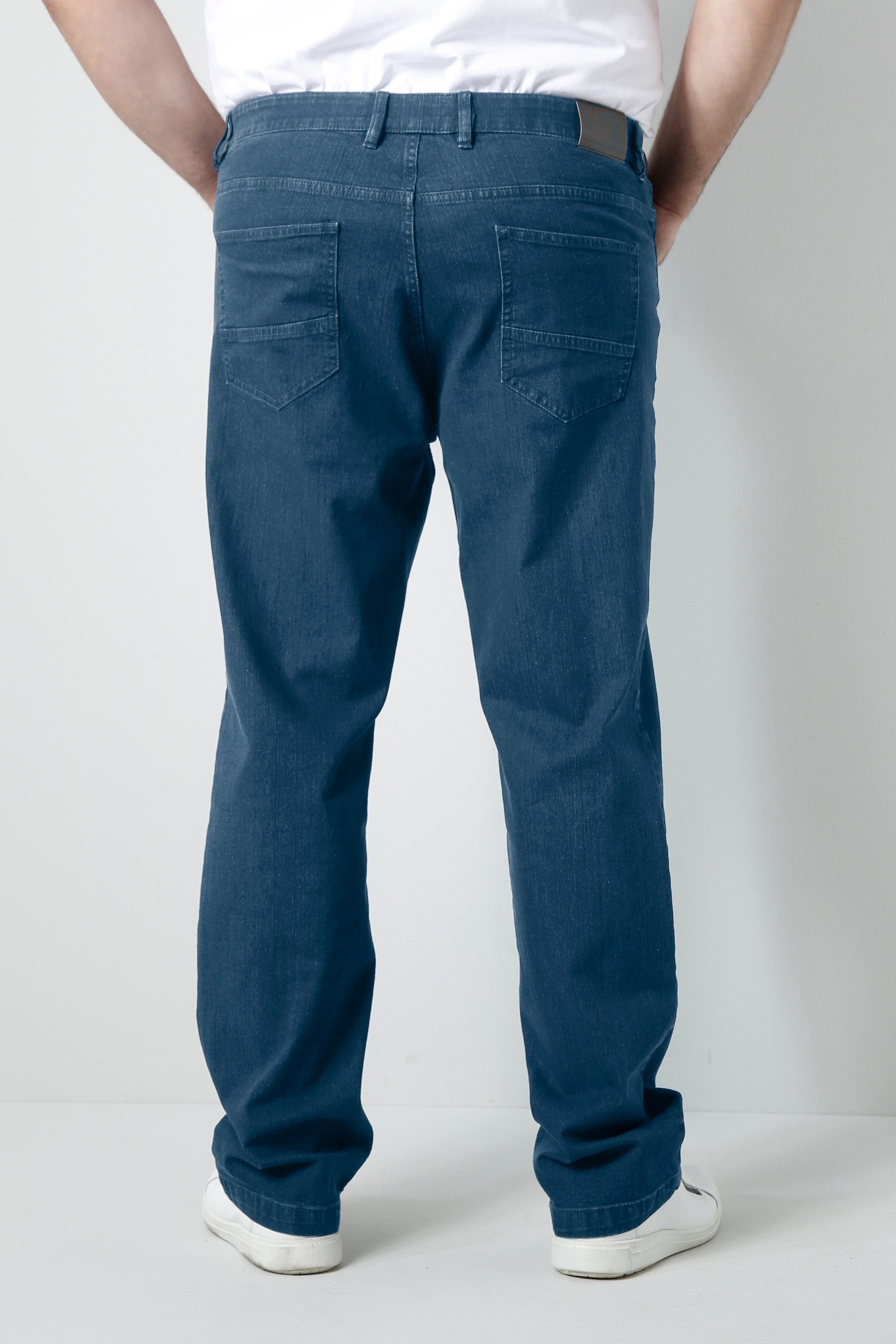 Men Plus 5-Pocket-Jeans Men+ Jeans Bauchfit 5-Pocket bis 41