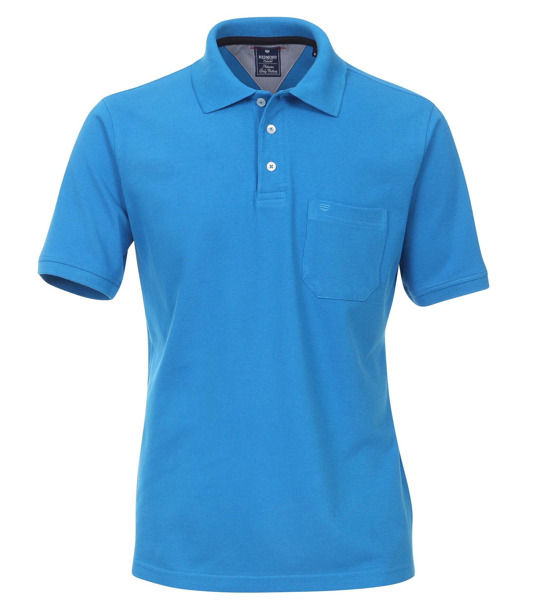 Redmond Poloshirt uni 16 blau