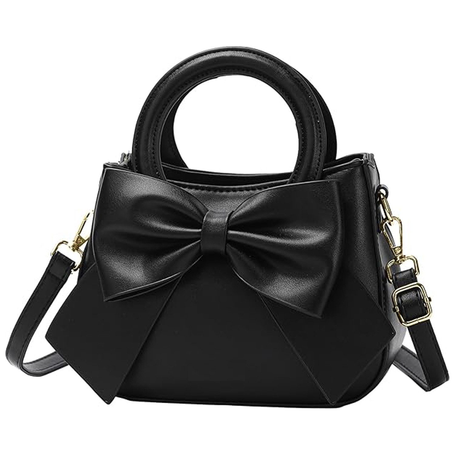 Henkeltasche Henkeltasche, Crossbody, mit Top Carry Handle und Cute Bow Knot