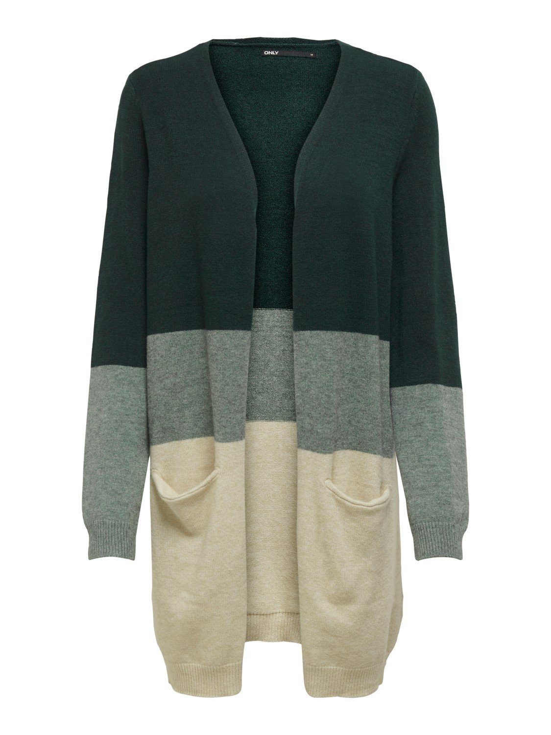 ONLY Strickjacke ONLQUEEN im Colorblocking Design günstig online kaufen