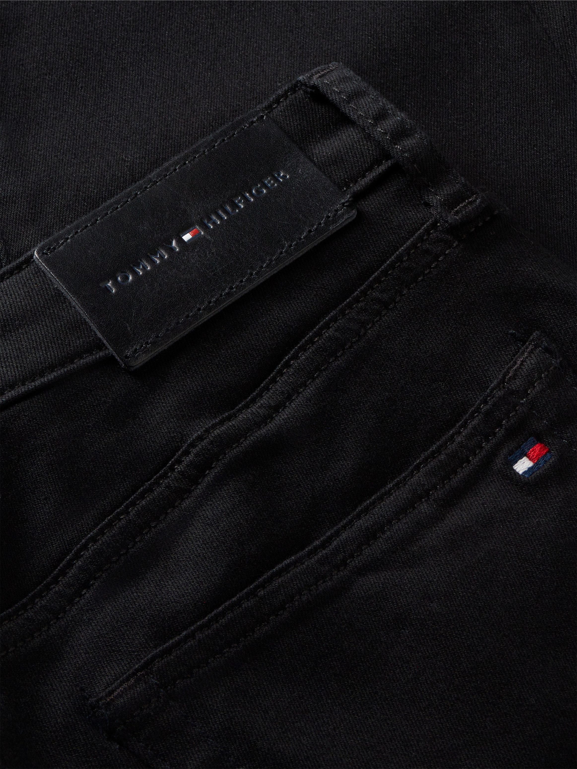 Tommy Hilfiger Skinny-fit-Jeans COMO MID RISE SKINNY STAY BLACK Baumwollmischung, regular waist