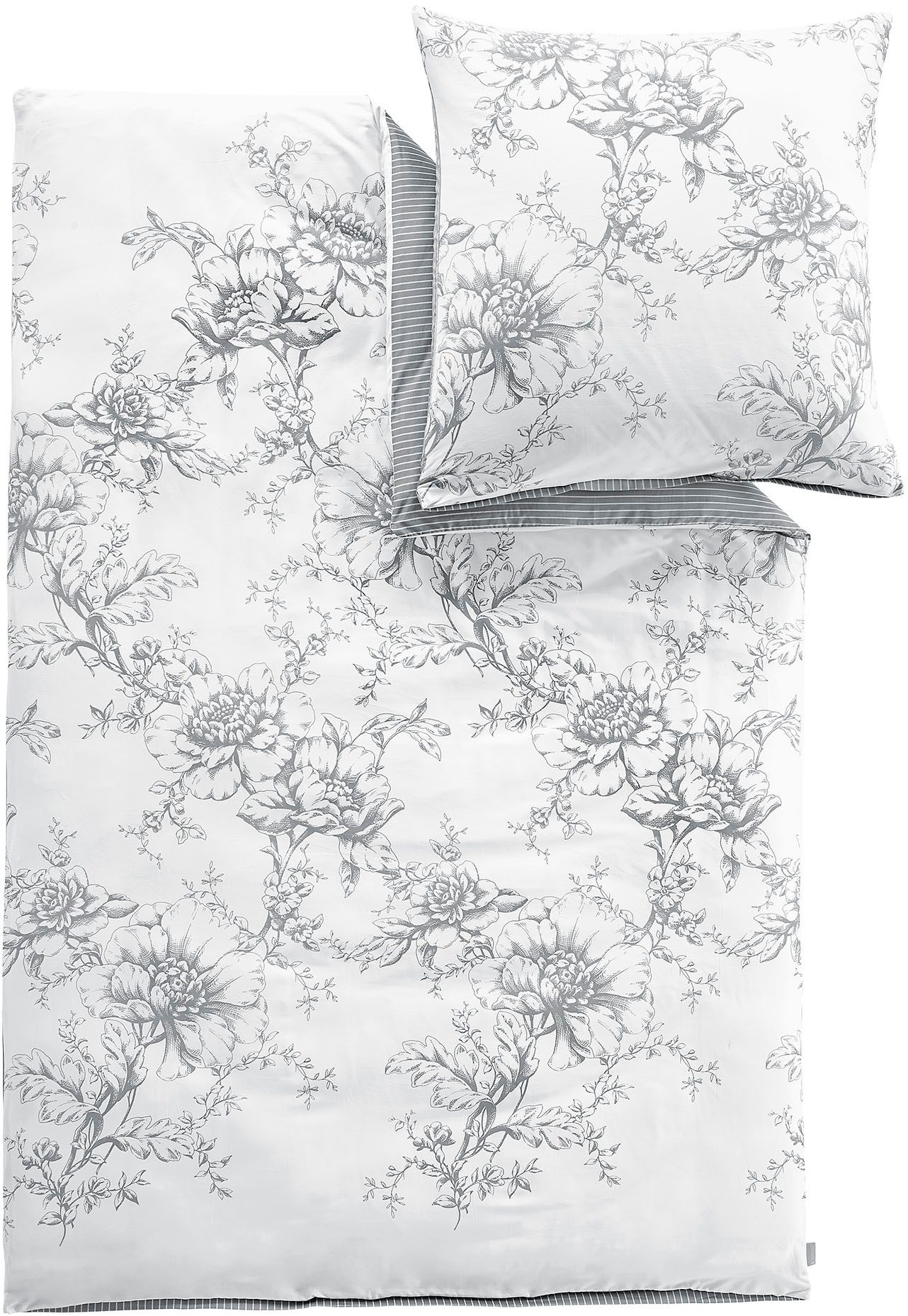 Zeitgeist Wendebettwäsche Kai in Gr. 135x200 oder 155x220 cm, Satin, 2 teil günstig online kaufen