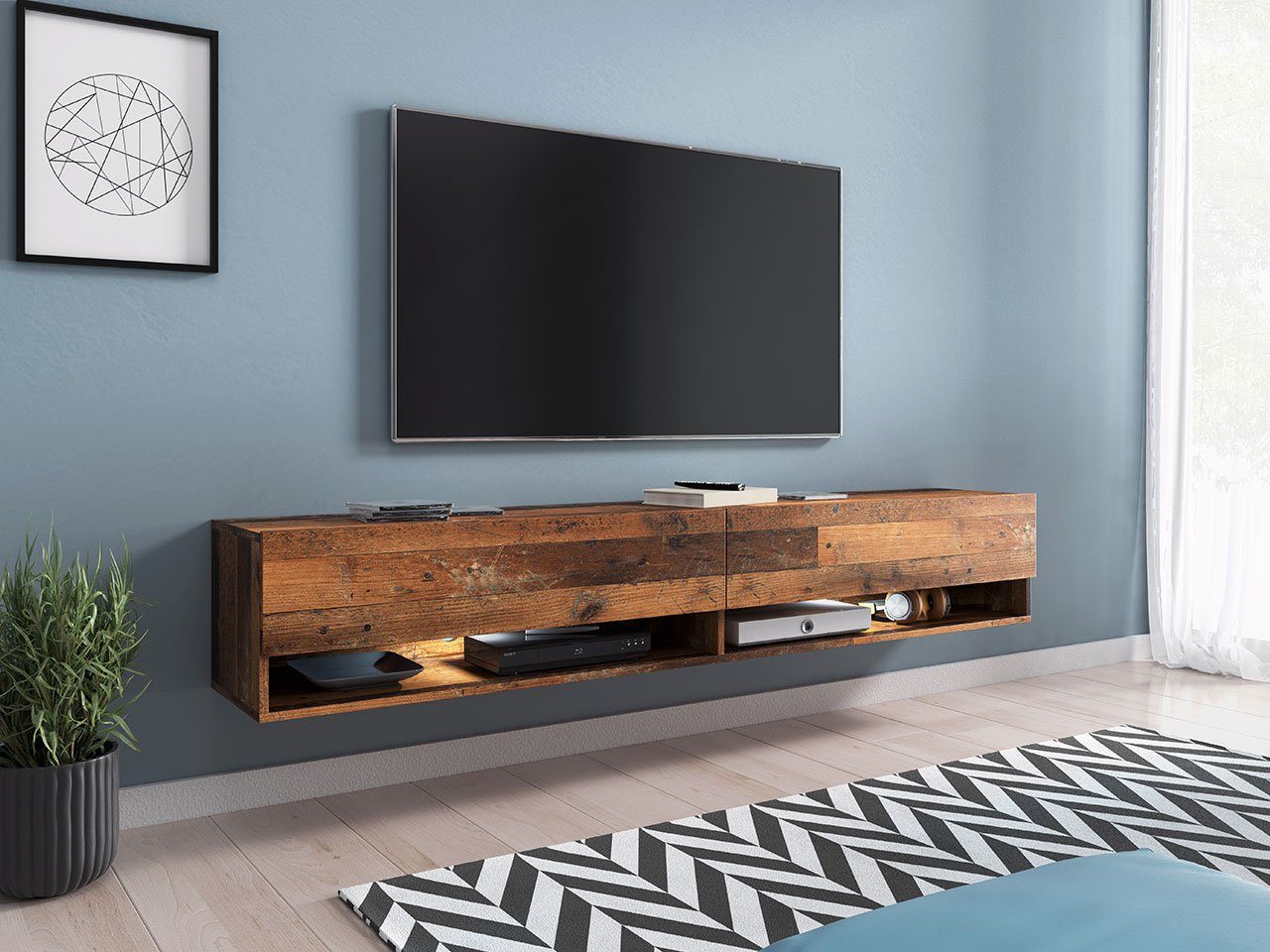 MIRJAN24 TV-Schrank A180 (mit 2 Türen) günstig online kaufen