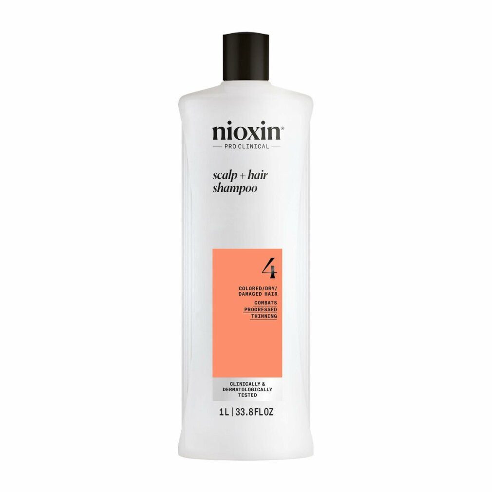 Nioxin Haarshampoo System 4 Shampoo Cleanser System 4 Feines farbiges dünnes Haar