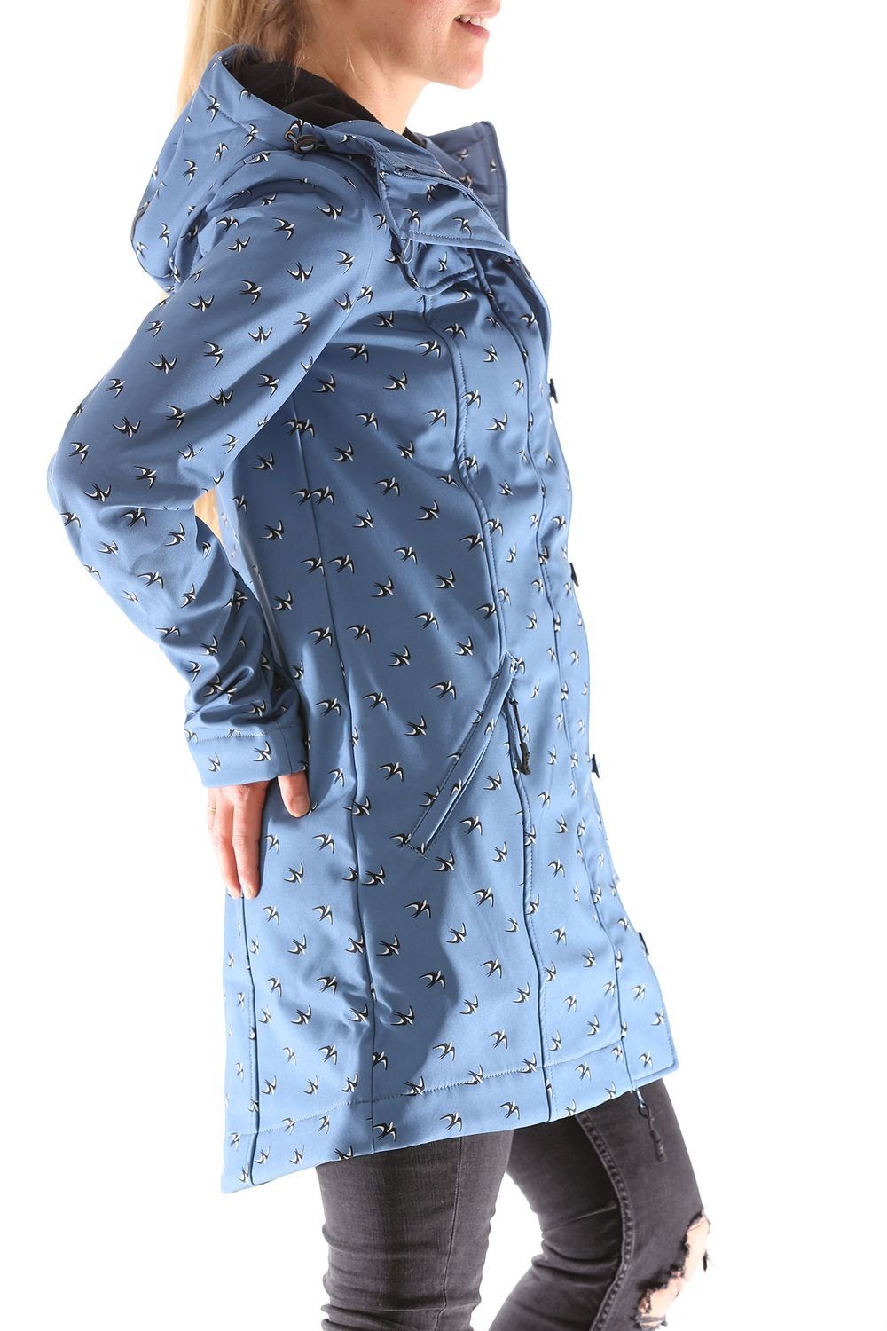 Blutsgeschwister Softshelljacke Blutsgeschwister Wild Weather Long günstig online kaufen