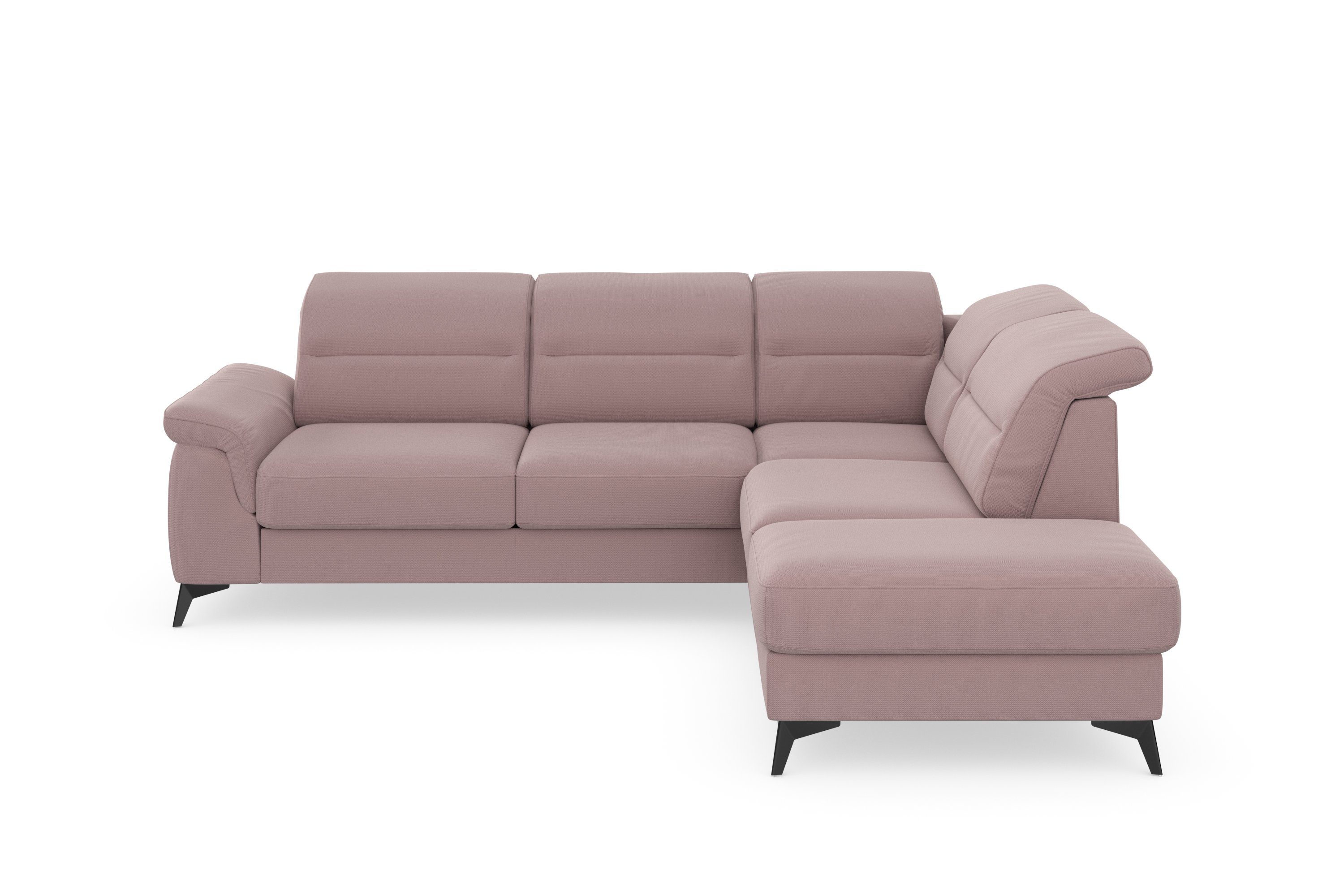 optional und Sinatra, Armteilfunktion Ecksofa mit sit&more mane, Kopfteilverstellung mit