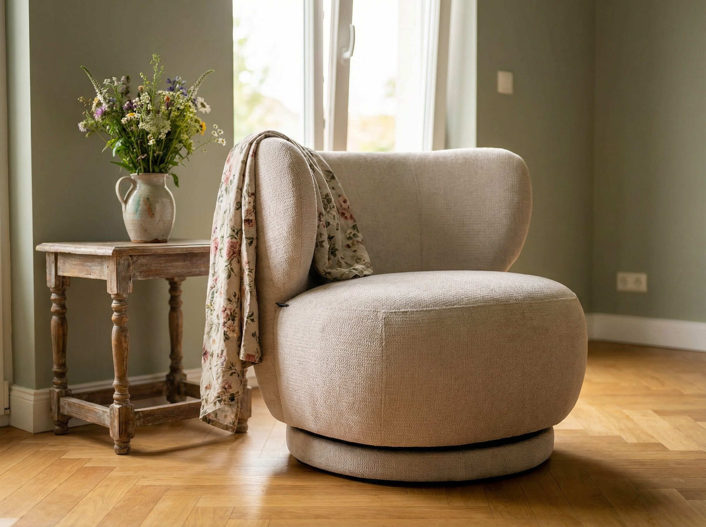 Home affaire Drehsessel ANNELIN, Loungesessel, Clubsessel, 360° drehbar, St günstig online kaufen